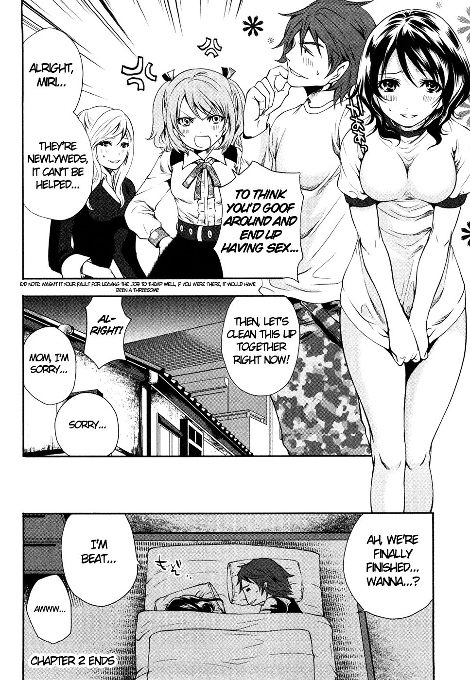 Hentai Manga Comic-The Shimoedas, a poor but happy circle-Chapter 2-Weekend Spring Cleaning-20